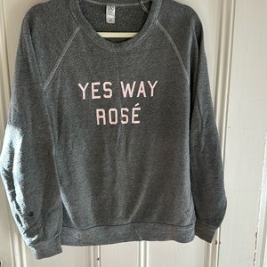 Yes Way Rose sweatshirt size Medium